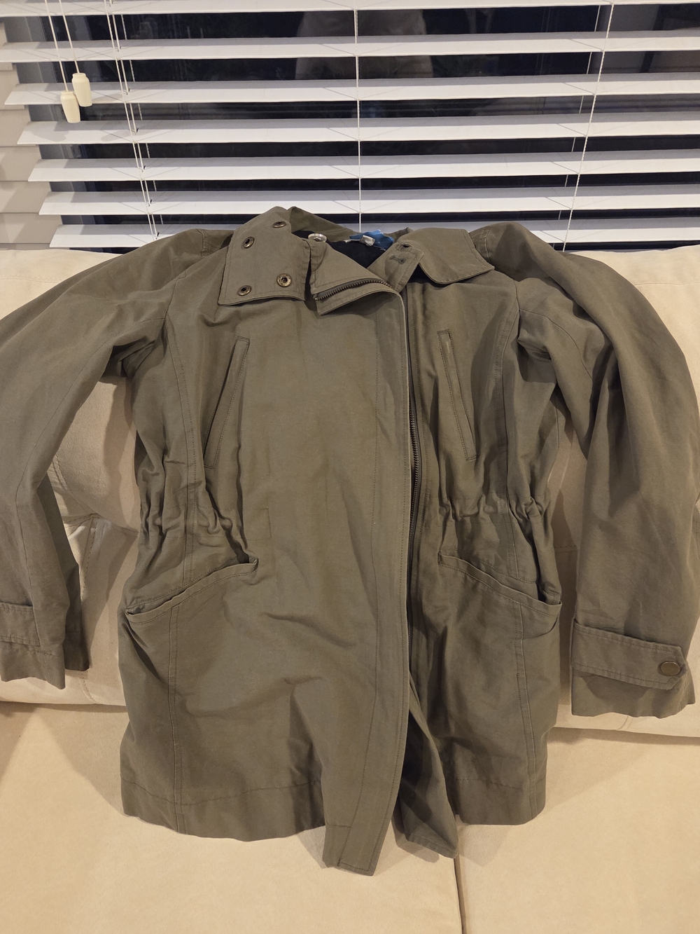 LOFT Olive Utility Jacket in Green